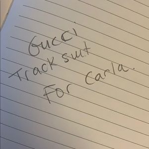 Gucci tracksuit for Carla size small